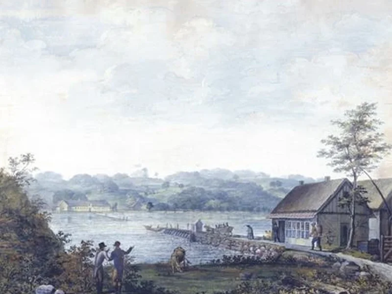1774-Jens Neuhausen - Traghetto di Jægerspris 1805